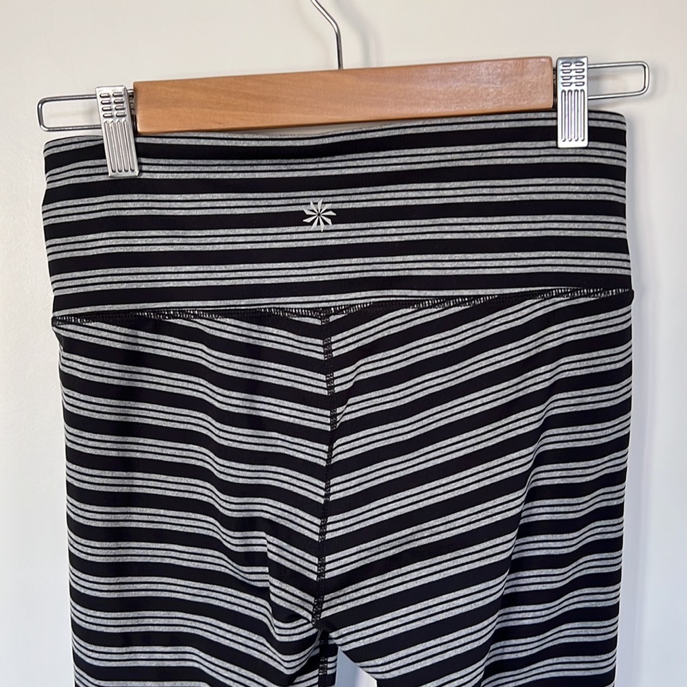 Athleta Stripes Chaturanga Capri Leggings. - Picture 4 of 8